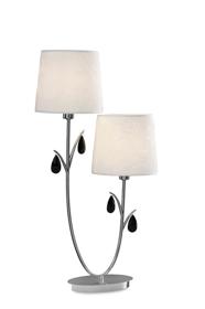 M6318  Andrea 63cm Table Lamp 2 Light Polished Chrome